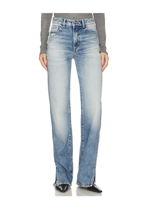 Icon Denim Jodie Straight Jeans in Blue. Size 24. Also in 25, 26, 27.