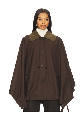 Free People Bailey Cape in Brown. Size M/L. Also in XS/S.
