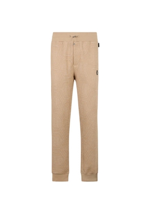 Philipp Plein jacquard monogram track pants - Neutrals