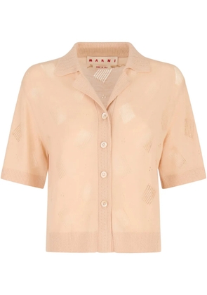 Marni wool-silk shirt - Neutrals