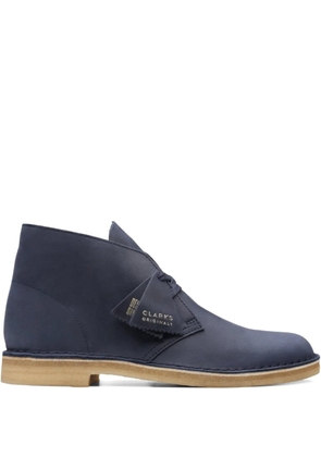 Clarks Originals Leather 'Navy' desert boots - Blue