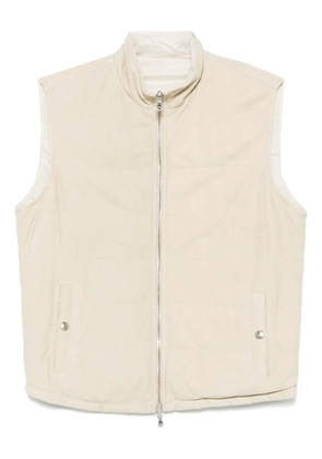 Barba leather jacket - Neutrals
