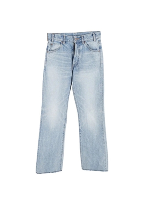 Celine Pre-Owned straight-leg denim trousers - Blue