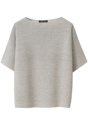 Fabiana Filippi fine-knit top - Grey