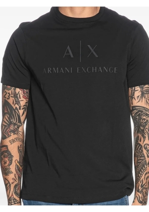 Armani Exchange logo-print T-shirt - Black