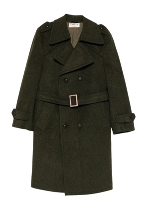 A.N.G.E.L.O. Vintage Cult 1970s belted double-breasted coat - Green