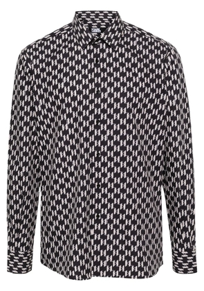 Karl Lagerfeld all-over logo print shirt - Black