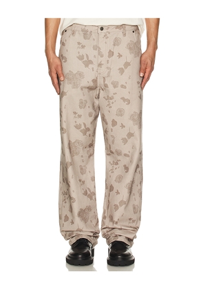 Honor The Gift Tonal Floral Pant in Beige. Size 38. Also in .