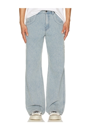 Honor The Gift Indigo Wide Leg Pant in Blue. Size 30. Also in 32, 36, 38.