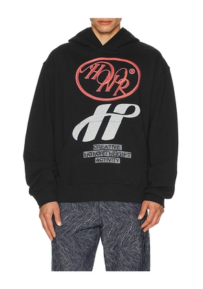 Honor The Gift Pop Art Hoodie in Black. Size L. Also in M, S, XXL/2X.
