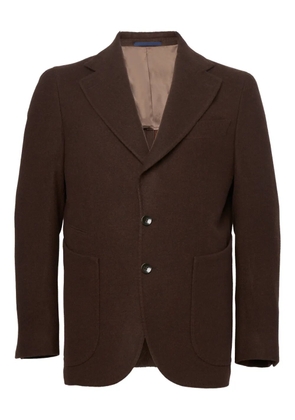 FRANZESE COLLECTION single-breasted blazer - Brown