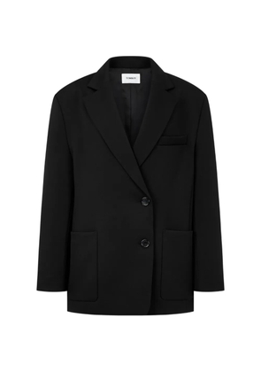 TOMBOY double-breasted button blazer - Black