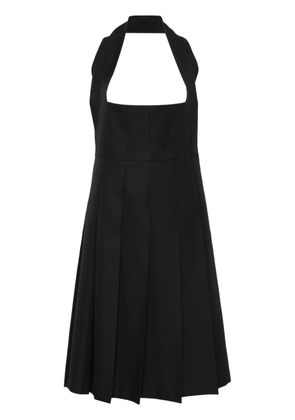 Comme Des Garçons Comme Des Garçons pleated midi dress - Black