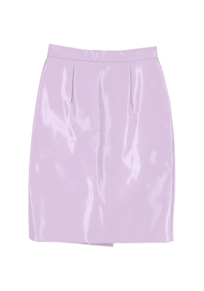 Miu Miu Pre-Owned pencil midi skirt - Purple