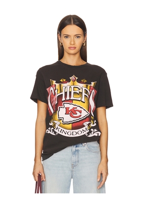 Junk Food Chiefs Kingdom Vintage Tee in Black. Size L. Also in XS, S, M, XL/1X.