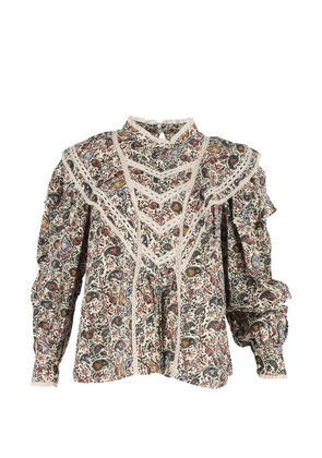 Isabel Marant Vintage paisley-print blouse - Neutrals