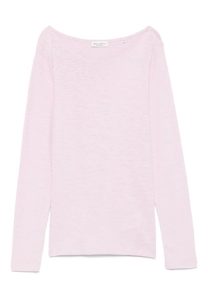 Marc O'Polo boat-neck long-sleeve top - Pink