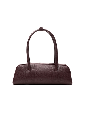 Freja New York Mercer Shoulder Bag in Burgundy.