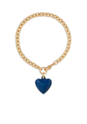 Roxanne Assoulin The Mini Puffy heart-charm bracelet - Gold