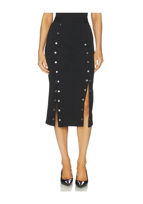 fleur du mal Hannah Undo Me Skirt in Black. Size L. Also in S, XS, M.