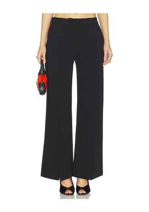 fleur du mal Maxwell Pant in Black. Size 0. Also in 2, 4, 6, 8.