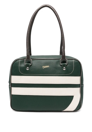 Puraai 7,03 Icon striped tote bag - Green