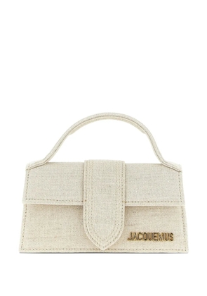 Jacquemus Le Bambino logo-lettering cross body bag - Neutrals