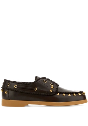 Valentino Garavani leather loafers - Brown