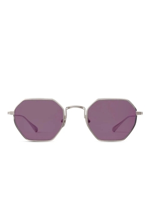 MR. LEIGHT Eden S geometric-frame sunglasses - Silver