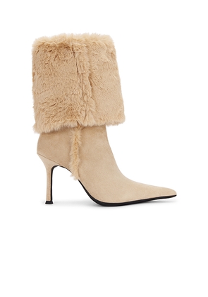Jeffrey Campbell Fennec-F Boot in Beige. Size 10. Also in 8.5, 9.5.