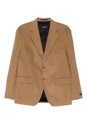 Karl Lagerfeld corduroy single-breasted blazer - Brown