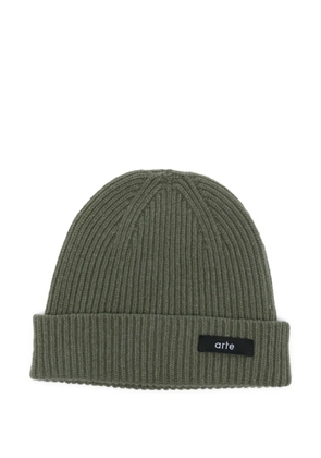 Arte Antwerp ribbed-knit beanie - Green