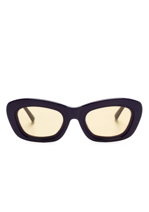 The Attico x Linda Farrow Rania sunglasses - Purple