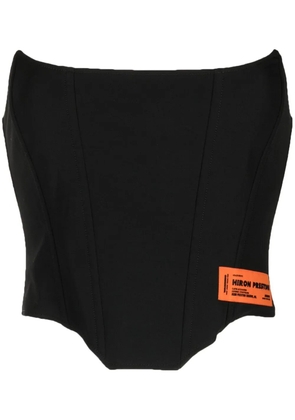 Heron Preston structured bodice top - Black