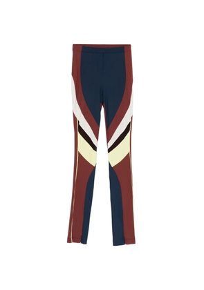Patrizia Pepe colourblock leggings - Blue