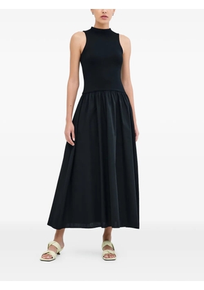Marcella Montrose sleeveless gathered midi dress - Black