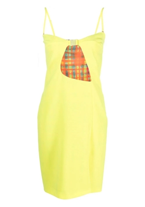 DSQUARED2 cut-out buckled minidress - Yellow