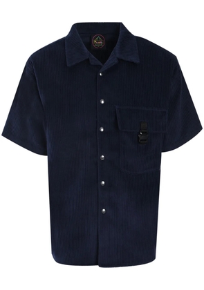 Mauna Kea velvet shirt - Blue