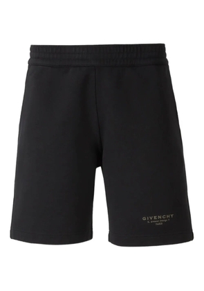 Givenchy logo-print track shorts - Black