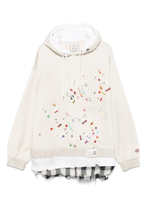Maison MIHARA YASUHIRO layered hoodie - Neutrals