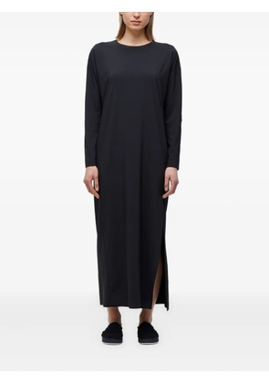 Osklen Superlight long-sleeve maxi dress - Black