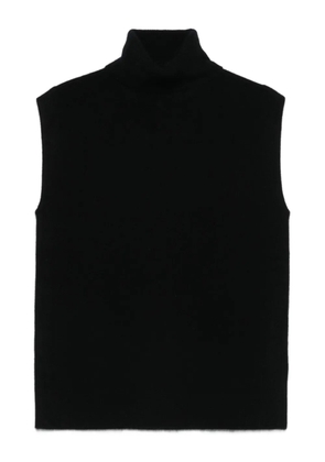 JOSEPH sleeveless turtleneck vest - Black