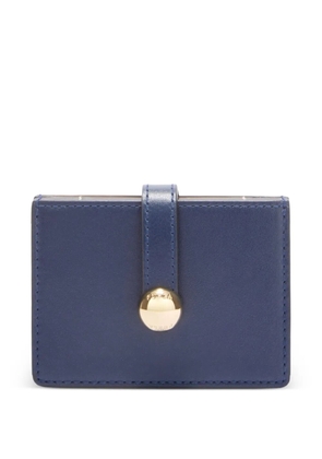 Furla leather snap-button cardholder - Blue