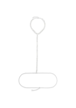 Patrizia Pepe logo-detail body jewel - Silver