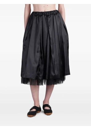 Comme Des Garçons layered tulle skirt - Black