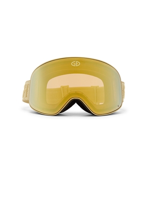 Goldbergh Protege Goggle in Metallic Gold.
