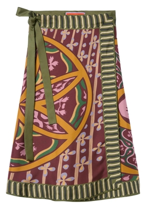 La DoubleJ wrap design skirt - Purple