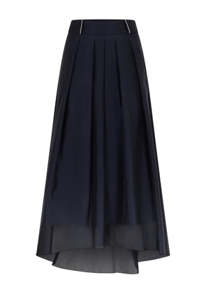 Peserico pleated maxi skirt - Black