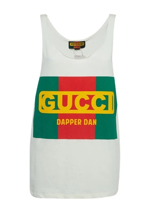 Gucci Pre-Owned x Dapper Dan cotton tank top - White