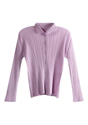 Pleats Please Issey Miyake Pleated buttoned top - Pink
